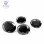 Russia synthetic oval cut black moissanite beads cheap price per carat