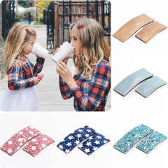 fancy custom ins korean parent child mommys shining glitter girls curved children's hair clip