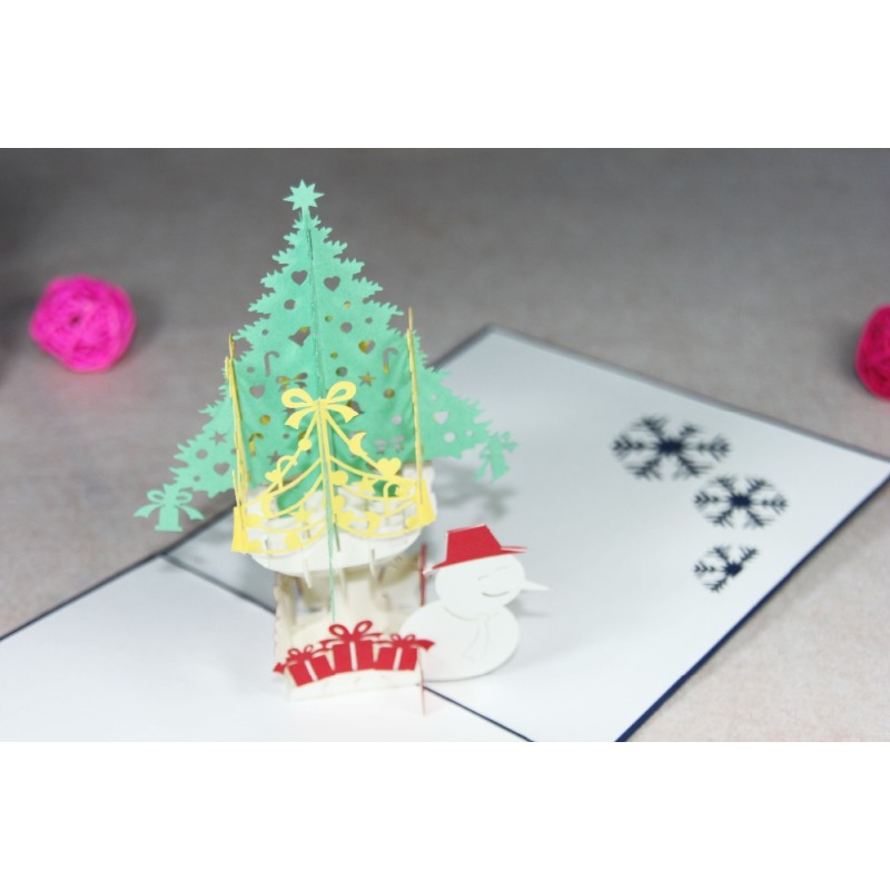custom Promotional paper craft pop up laser cut handmade christmas cards custom Promotional paper craft pop up laser cut handmade christmas cards