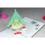 custom Promotional paper craft pop up laser cut handmade christmas cards custom Promotional paper craft pop up laser cut handmade christmas cards