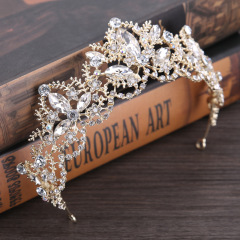 2019 Fashion vintage women show party Rhinestone wedding bride baroque tiara 2019 Fashion vintage women show party Rhinestone wedding bride baroque tiara