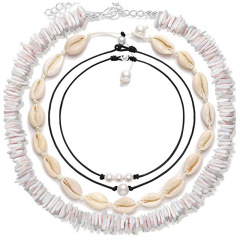 Newest boho fashion jewelry white natural puka shell choker necklace women Newest boho fashion jewelry white natural puka shell choker necklace women