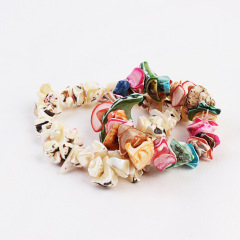 2020 new amazon ins fancy chain girls nature handmade sea shell bracelets for women