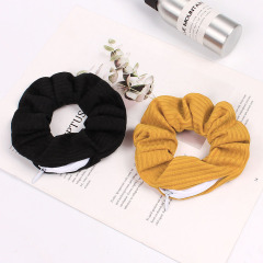 High Quality Velvet Pocket Hidden Elastic Zipper Hair Scrunchies for Women Ponytail Holder High Quality Velvet Pocket Hidden Elastic Zipper Hair Scrunchies for Women Ponytail Holder