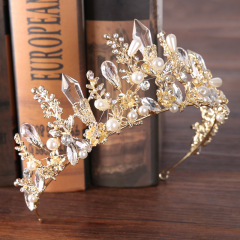 2019 Fashion vintage women show party Rhinestone wedding bride tiara hair baroque crown
