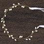 Handmade women bride silver pearl hair accessories wedding bridal headband Handmade women bride silver pearl hair accessories wedding bridal headband