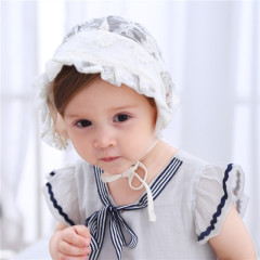 New style sweet Summer Infant Girl Toddler Baby lace Beanie Lace Sun Hat