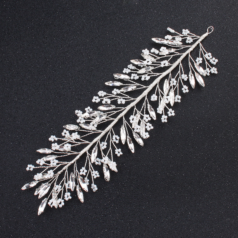 wholesale Wedding accessories  pearl crystal leaf bridal Hairbands hair combs