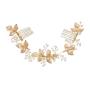 Handmade Rhinestone Pearl Hair Accessories wedding hair comb rose gold Handmade Rhinestone Pearl Hair Accessories wedding hair comb rose gold