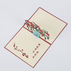 amazon hot custom birthday cards 3d thank you pop up flower cards for gift
