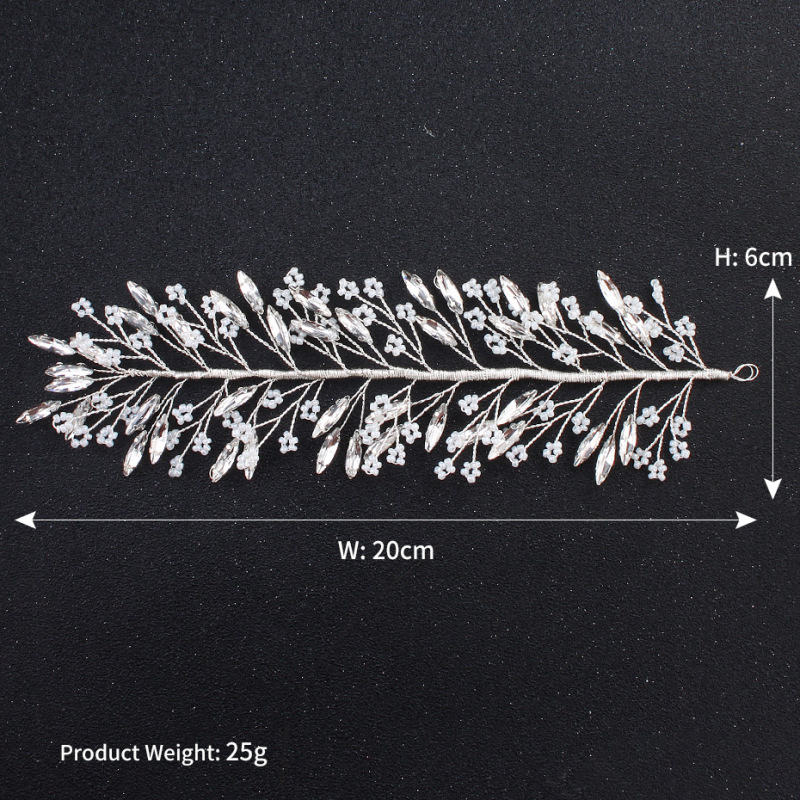 wholesale Wedding accessories  pearl crystal leaf bridal Hairbands hair combs