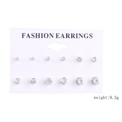 Amazon Hot Sale Custom Fashion Jewelry Zircon Stud Earring With Factory Price
