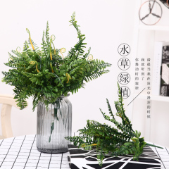 Flower king brand high quality artificial home wedding decor succulents wedding green plant