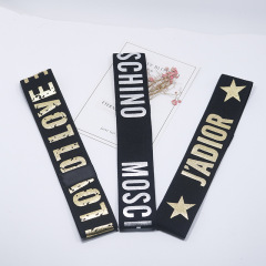 2020 Custom men's and women's sports alphabet fashion yoga running sweat headbands