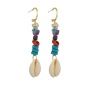 2019 Korean designer style jewelry for women sea shell long simple earring 2019 Korean designer style jewelry for women sea shell long simple earring