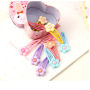 Wholesale Children's candy color flower bb clip plastic metal hairpin