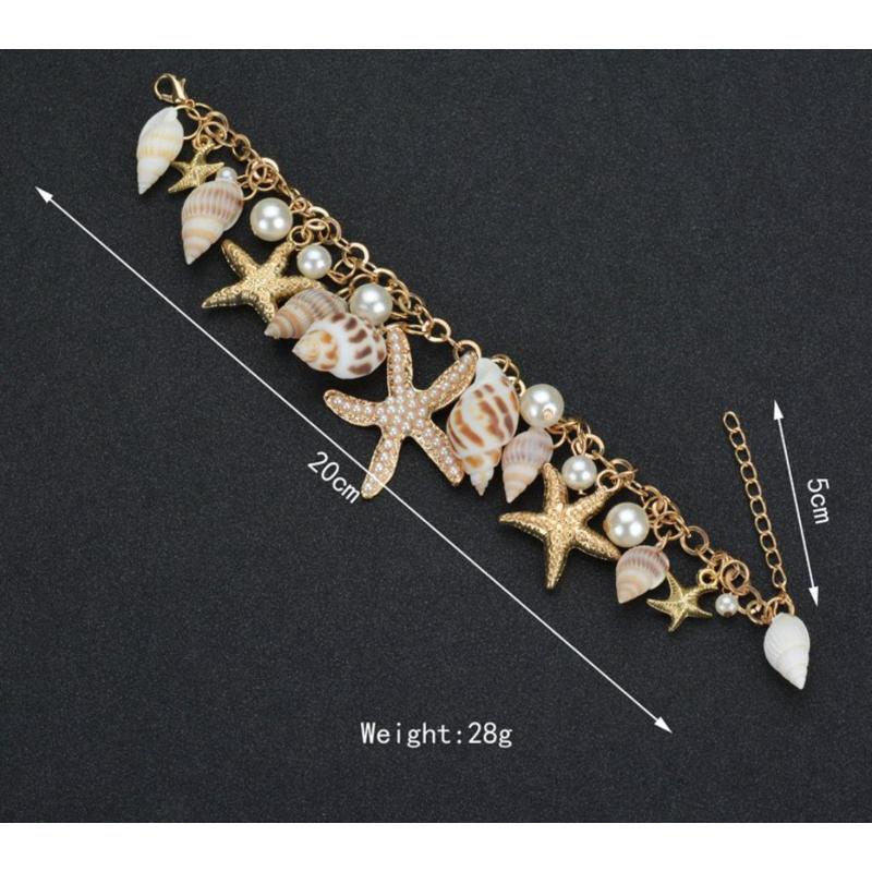 2019 Custom popular hawaii style big sea shell glow bracelet for women 2019 Custom popular hawaii style big sea shell glow bracelet for women