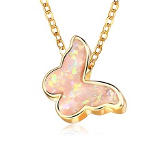 Europe and America wholesale fashion new multicolor jewelry pendant butterfly necklace