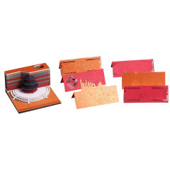 Exquisite modern paper card chinese wedding invitations 3D paper Wedding Anniversary Promotional Card Decoration & Gift