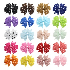 Amazon hot sale baby fabric ribbon jojo siwa bow hair clips for girls hair Amazon hot sale baby fabric ribbon jojo siwa bow hair clips for girls hair