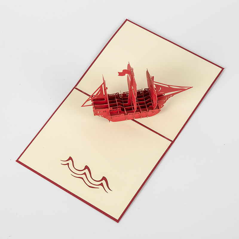 logo size custom happy birthday gift laser cutting handmade 3d pop up cards birthday