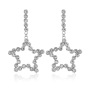 Wholesale fashion women drop pentagram rhinestone beauty crystal earring Wholesale fashion women drop pentagram rhinestone beauty crystal earring