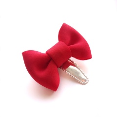 2020 Top quality digital printing air layer clip bow shape stereo hair clipper grip
