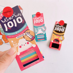 Korean cute 10pcs/set children's basic candy color elastic hair ties for girls