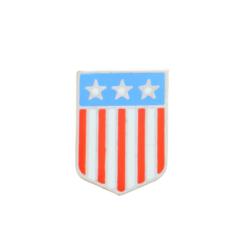 New Fashion Enamel Pin Cartoon custom brooch Badge Metal alloy Canada American flag Brooch channel brooch pins