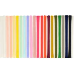 Hot sale soft solid color newborn kids girls toddler elastics baby nylon headbands