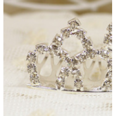 2020 ins fall winter couronne decor birthday metal litter mini small hair princess comb for girls