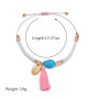 Hot sales Tassel Anklet Colorful Jewelry Summer Beach With Ankle Chain for ladies Hot sales Tassel Anklet Colorful Jewelry Summer Beach With Ankle Chain for ladies