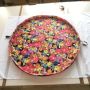 Portable waterproof fashion practical foldable play mat kids toy storage bags