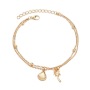 Bali jewelry coconut shell gold jewelry beach ankle bracelet anklet chains sets for women