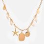 Cheap Amazon best seller fashion necklace multi layered gold ocean shell charm chocker necklace Cheap Amazon best seller fashion necklace multi layered gold ocean shell charm chocker necklace