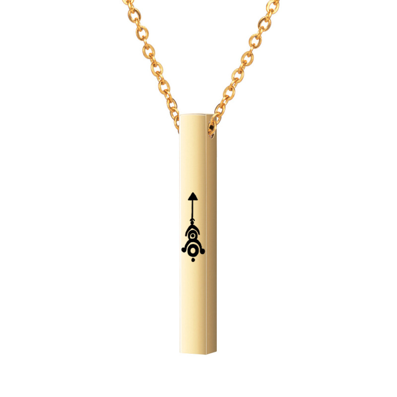 personalized amazon women laser engrave content silver gold stainless steel vertical bar necklace personalized amazon women laser engrave content silver gold stainless steel vertical bar necklace
