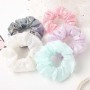 Wholesale fashion bulk custom women girls elastic organza hair scrunchies Wholesale fashion bulk custom women girls elastic organza hair scrunchies