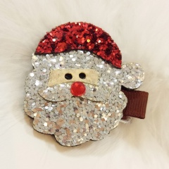 New Christmas kids hair accessories creation france easy hair clip for merry christmas