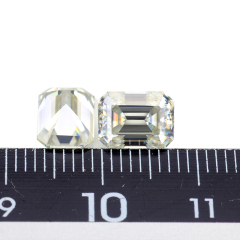 Raw jewelry DEF vvs loose rough moissanite pendant Emerald diamonds