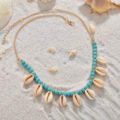 New fashion women jewelry bohemian sea Shell Pendant Statement Necklaces