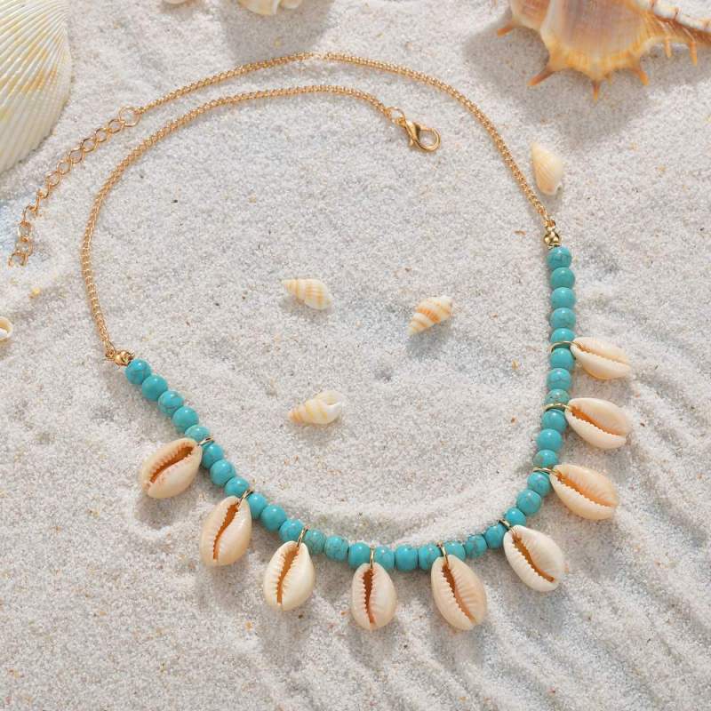 New fashion women jewelry bohemian sea Shell Pendant Statement Necklaces New fashion women jewelry bohemian sea Shell Pendant Statement Necklaces