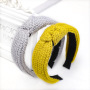 Wholesale Winter Fashion New Hair Accessories Knitting Fabric Knotted hairbands for women headband