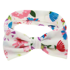 Cozy Handmade Stretchy Nylon Headband with Bows For Baby Hair Accessories