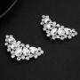 Manufacturers custom  diamond shoe buckle  bride wedding accessories shoes accessories  glass diamond shoe buckle
