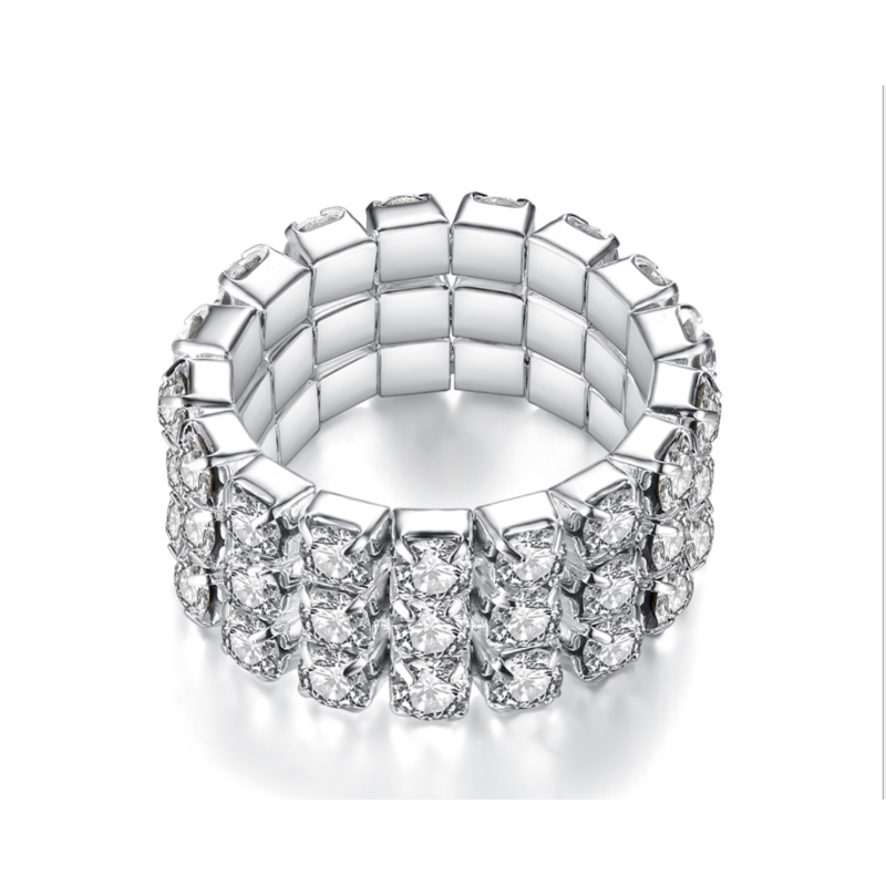 Korean jewelry two finger mixed batch elastic finger ring Korean jewelry two finger mixed batch elastic finger ring
