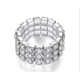 Korean jewelry two finger mixed batch elastic finger ring Korean jewelry two finger mixed batch elastic finger ring