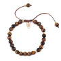 Personal Bangle Bracelet Handmade Crystal Onyx Bead Bracelets