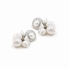 custom amazon fashion girls korean gold and earring pearl for women