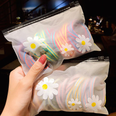 Wholesale cute 25pcs/bag colorful basics rope elastic hair tie for girls hair accessories