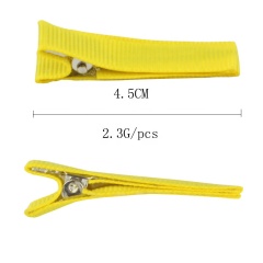 Cheap wholesale hairpin children's solid 20 candy colors hair clip for baby girl
